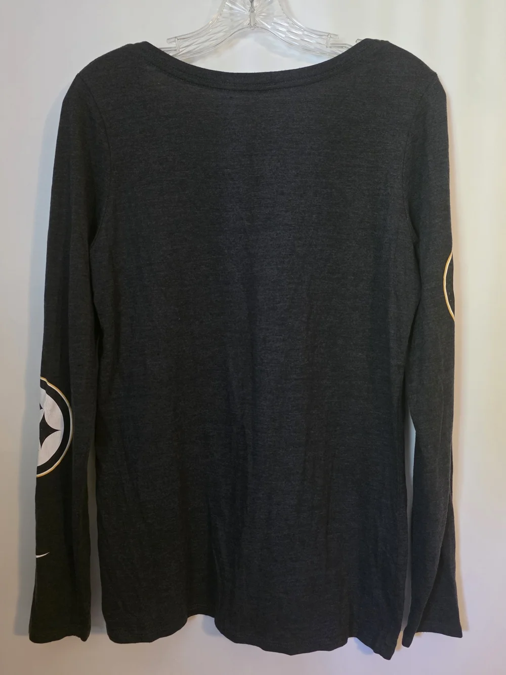 Nike Pittsburgh Steelers Women's Long Sleeve V-Neck Graphic T-Shirt Gameday Fan